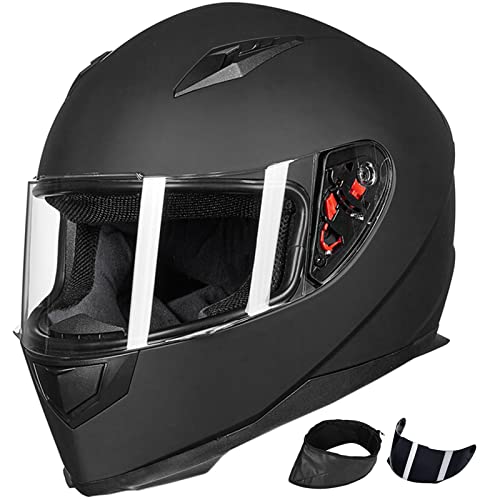 ILM Full Face Helmet with Removable Scarf & 2 Visors