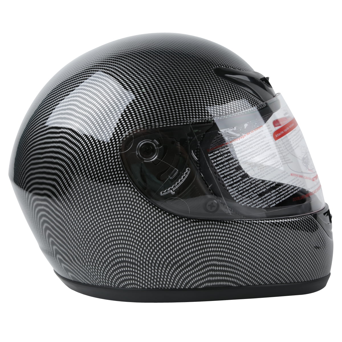 TCMT Adult Full Face Carbon Fiber Motorcycle Helmet