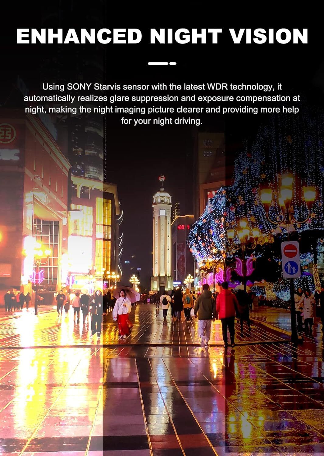 D530 4K Dash Cam Dual Front/Rear WiFi GPS 3