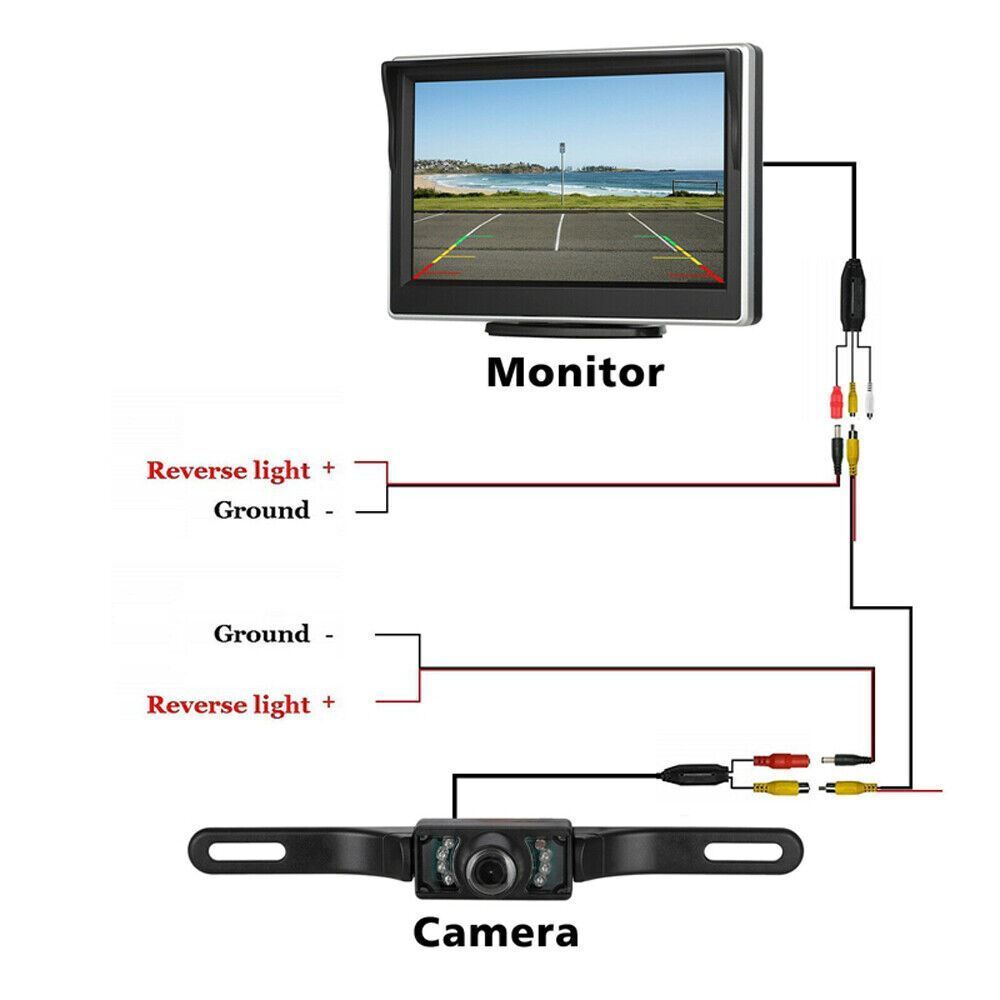 Wireless Car Rear View Camera with Night Vision