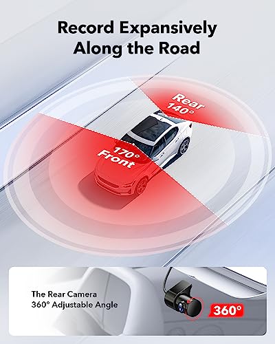 REDTIGER 4K/2.5K Full HD Front Rear Dash Cam