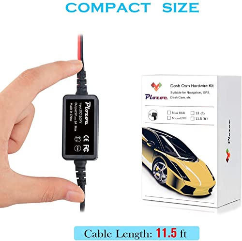 Plozoe Dash Cam Hardwire Kit, Type-C, USB C
