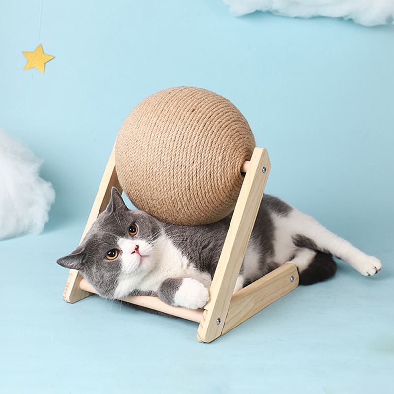 Sisal Ball Cat Scratching Board