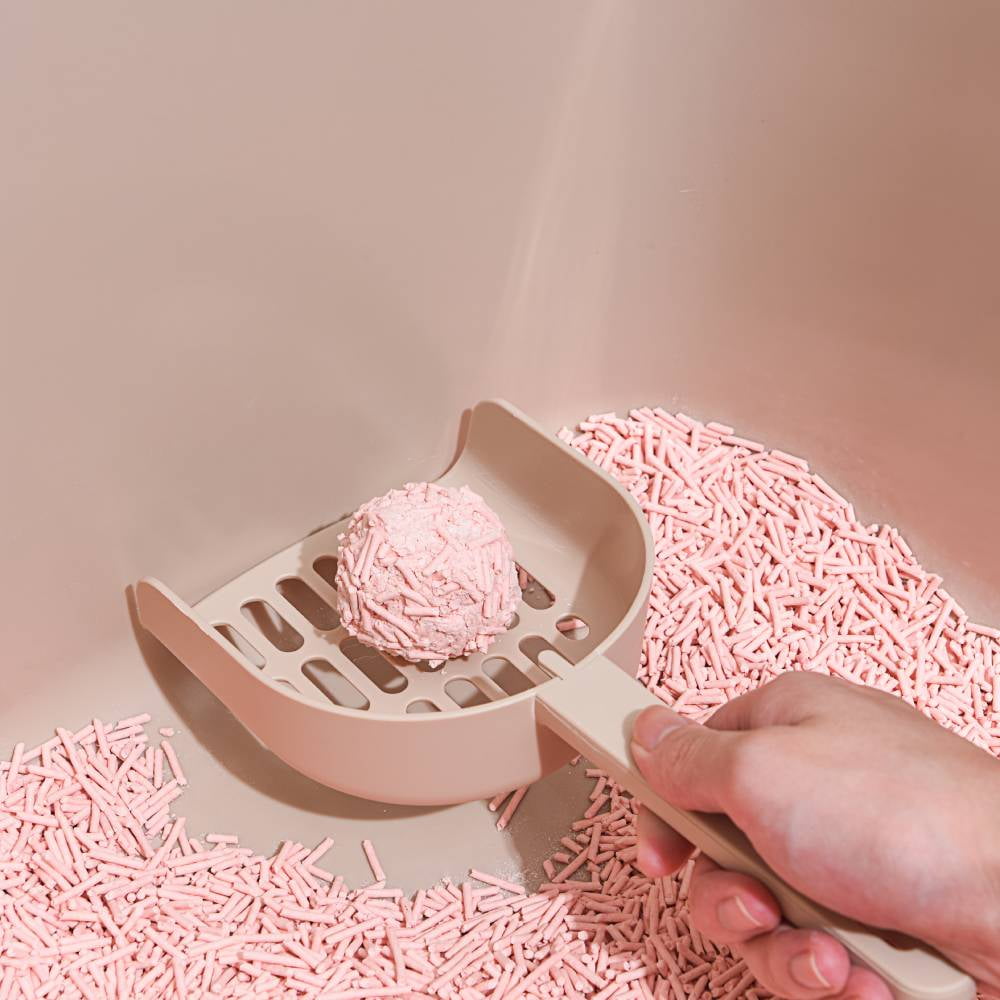 Michu Natural Clumping Tofu Cat Litter (Peach)