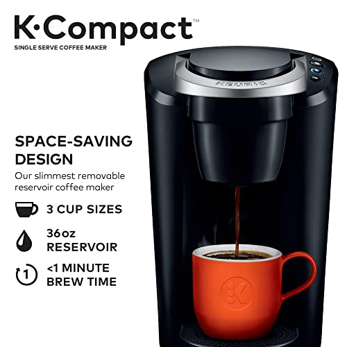 Keurig K-Compact Single-Serve Coffee Maker, Black