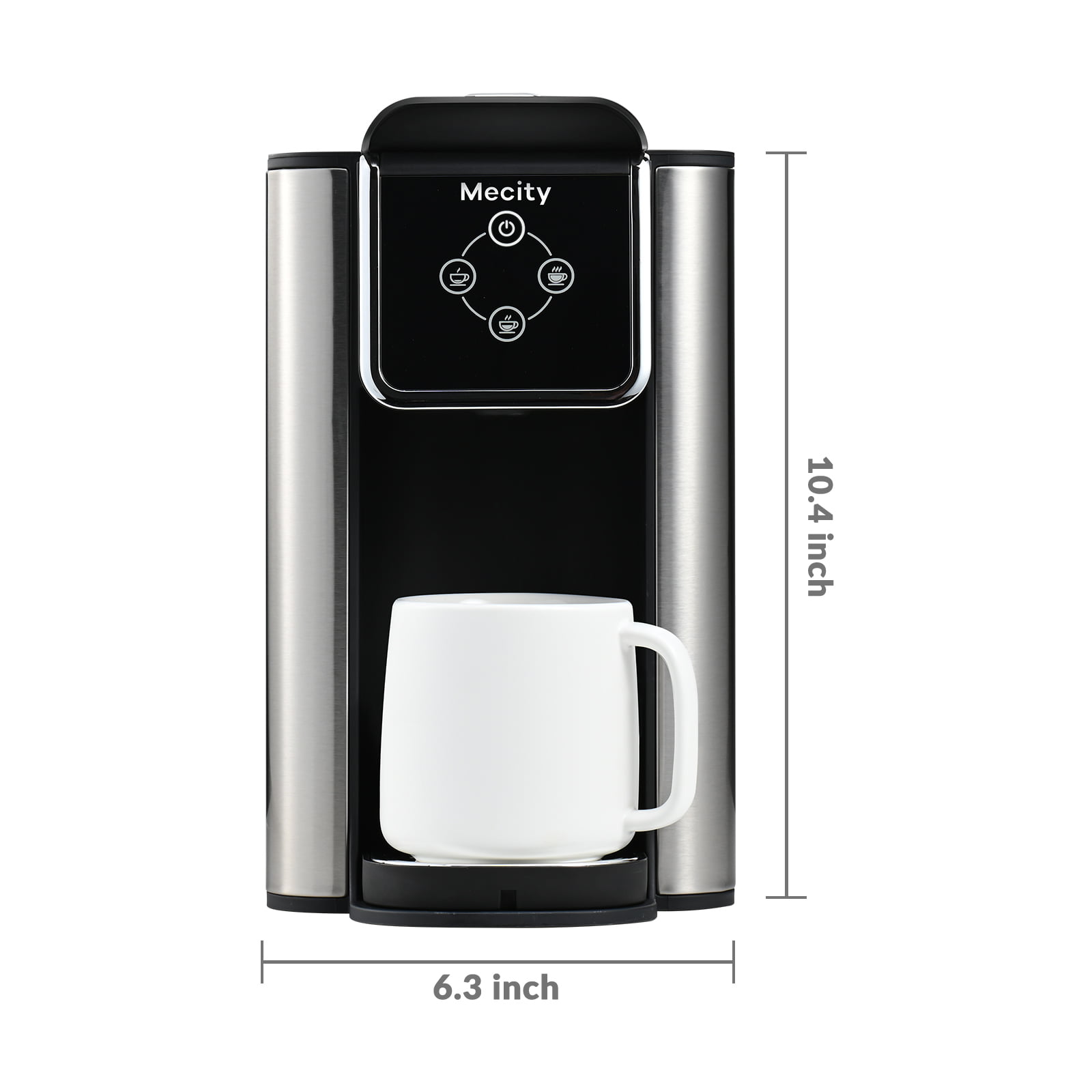 Mecity 3-in-1 Single Serve Coffee Maker