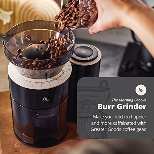 Precise Burr Coffee Grinder for All Brewing Methods (Onyx Black)