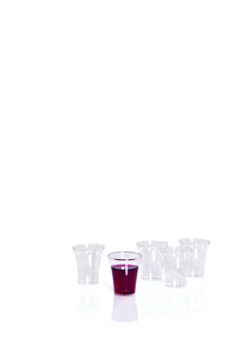 Plastic Communion Cups, 1000 Count, Eco-Friendly