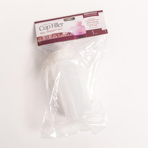Communion Cup Filler, Plastic, Side Straw, Squeeze Bottle, 16 Ounce       