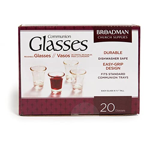 Glass Communion Cups, 20 Count