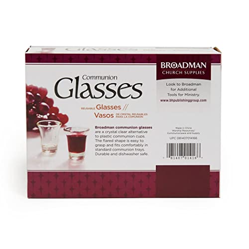 Glass Communion Cups, 20 Count