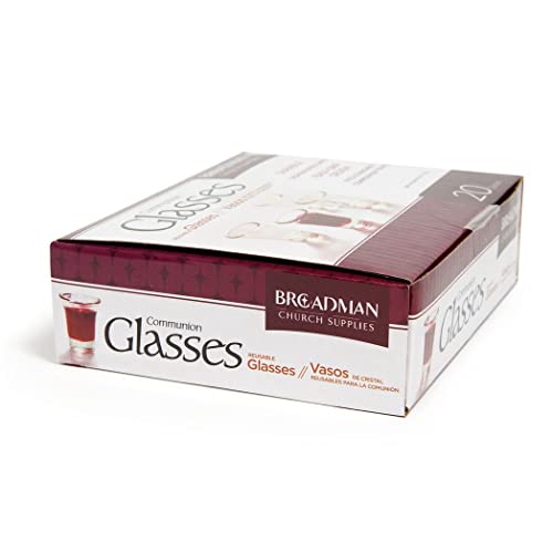 Glass Communion Cups, 20 Count
