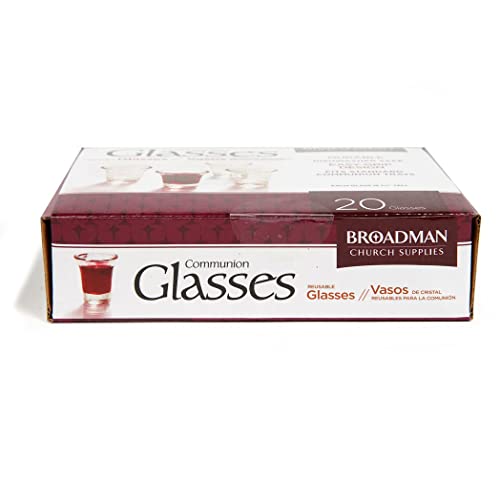 Glass Communion Cups, 20 Count