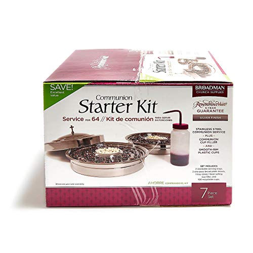 RemembranceWare Communion Starter Kit, Silver