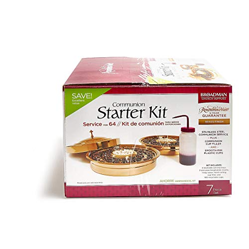 RemembranceWare Communion Starter Kit, Brass