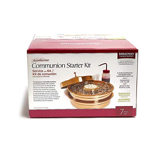 RemembranceWare Communion Starter Kit, Brass