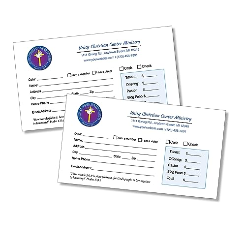 Church Giving Envelopes, Full Color Printing, 500/box