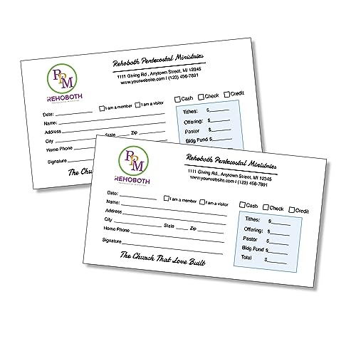 Church Giving Envelopes, Full Color Printing, 500/box
