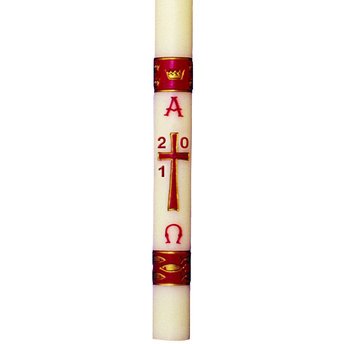 Dadant Gloria Burgundy Paschal Candle
