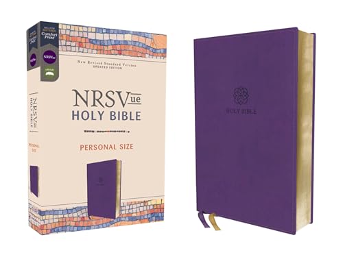 NRSVue Purple Leathersoft Bible (Personal Size, Comfort Print)
