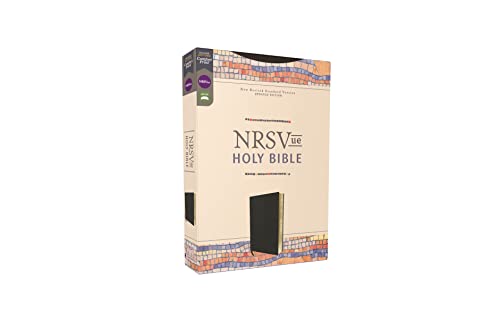 NRSVue, Holy Bible, Leathersoft, Black, Comfort Print Imitation Leather