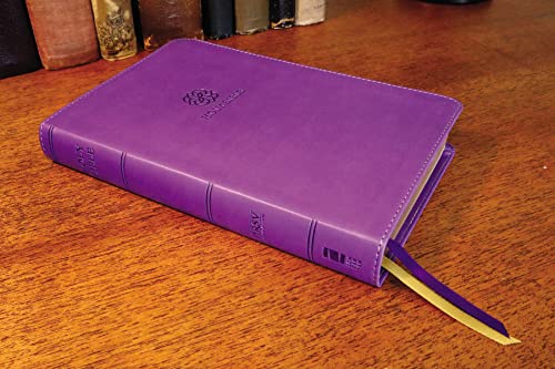 NRSVue Purple Leathersoft Bible (Personal Size, Comfort Print)