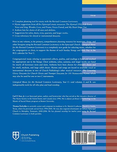Liturgical Music for the Revised Common Lectionary, Year C: 2nd Edition