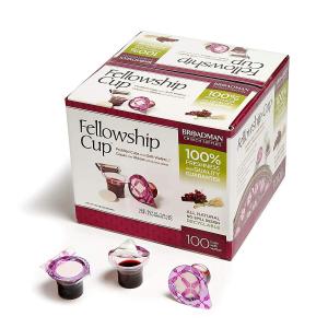 Pre-filled Communion Fellowship Cup, Juice/Wafer Set, 100 Count