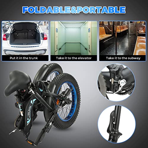 ECOTRIC Dolphin 20" Folding Electric Bike 
