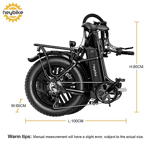 Heybike Ranger Black Foldable E-Bike 