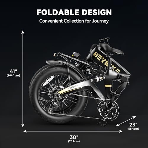 Heybike Tyson Folding Fat Tire E-Bike