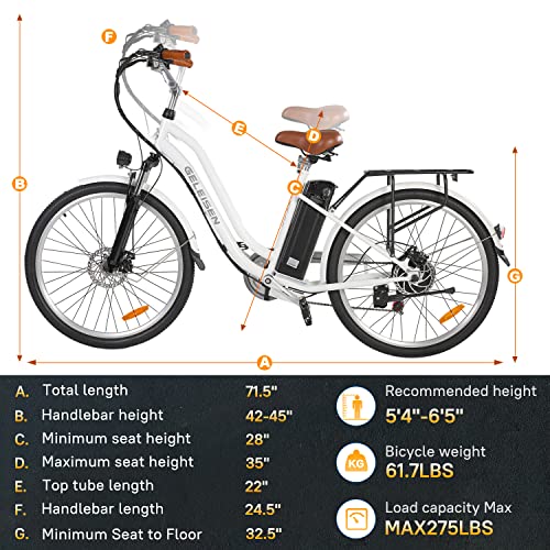 GELEISEN TT-S8 City Cruiser E-Bike