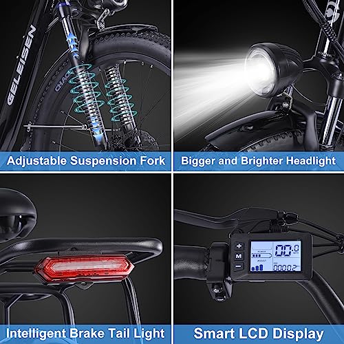 Geleisen TT-S9 Electric City Cruiser Bicycle