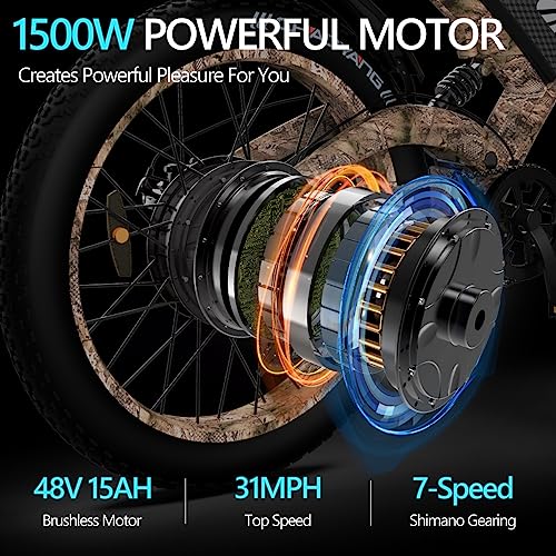Aostirmotor Snakeskin Grain Fat Tire Electric Bike 