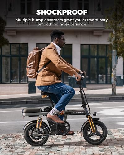 ENGWE T14 Folding Electric Bike - Grey