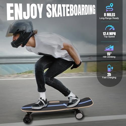 Caroma H2S 350W Electric Skateboard with Wireless Remote Control