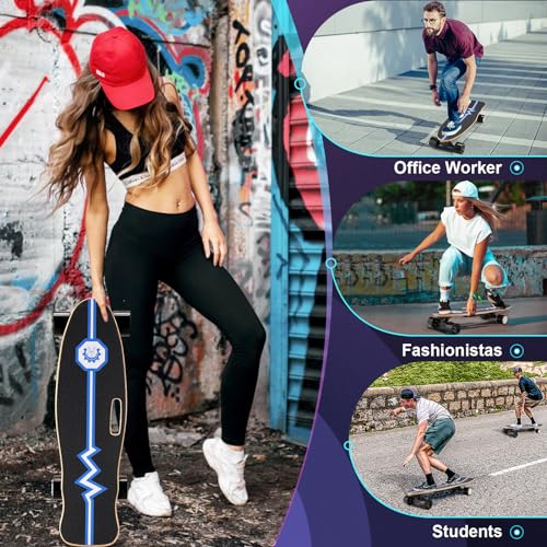 Caroma H2S 350W Electric Skateboard with Wireless Remote Control