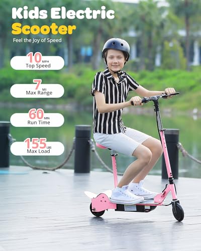 MAXTRA E120 Electric Scooter with Seat for Kids