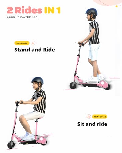 MAXTRA E120 Electric Scooter with Seat for Kids