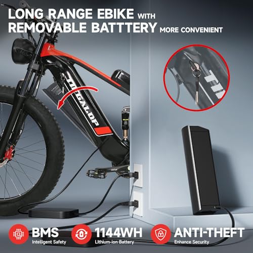 COFANSON 1000W Electric Bike with 33 MPH Speed