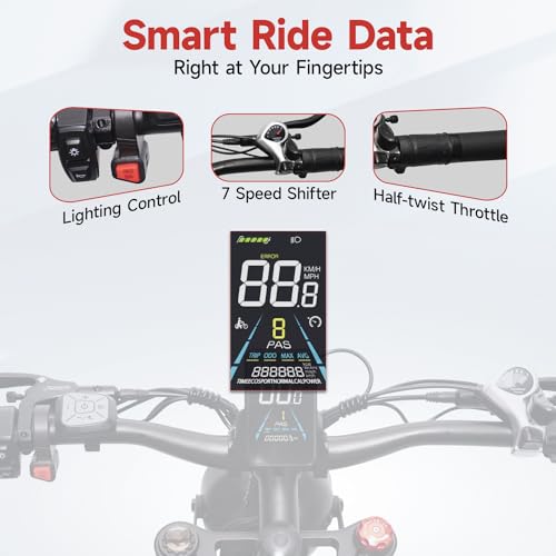 COFANSON 1000W Electric Bike with 33 MPH Speed