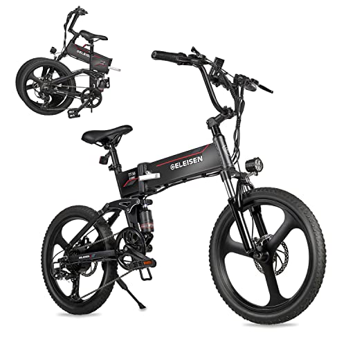 GELEISEN Electric Folding Bike for Adults