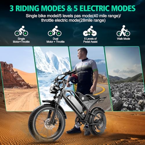 SMARTRAVEL DK400 Fat Tire Electric Mountain Bike