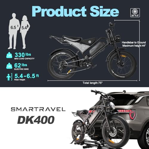 SMARTRAVEL DK400 Fat Tire Electric Mountain Bike