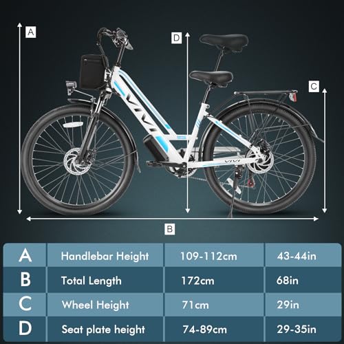 Vivi MT26G Step-Through Commuter E-bike