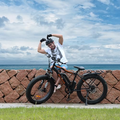 Aostirmotor 750W 26"×4" Fat Tire Electric Bike 