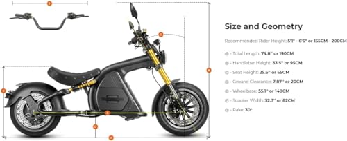Eahora M8S Electric Scooter: Ultra-Fast 4000W Motor