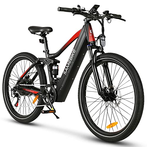 SAMEBIKE XD26 750W Electric Mountain Bike with Full Suspension 