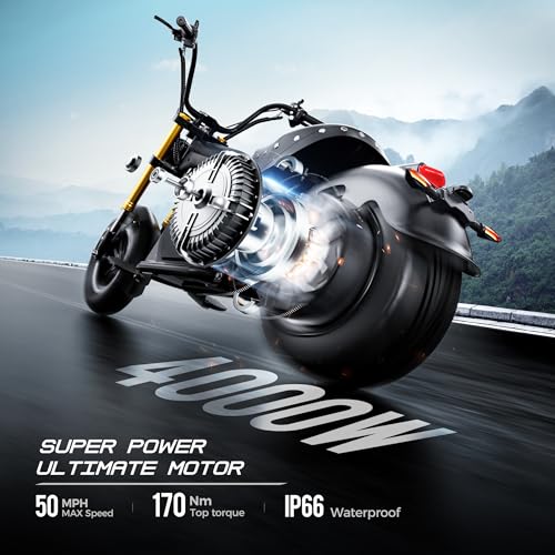 Eahora M8S Electric Scooter: Ultra-Fast 4000W Motor