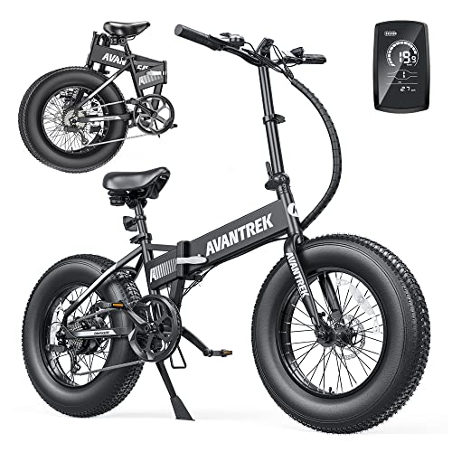 AVANTREK Cybertrack 200 Foldable Fat Tire Electric Bike